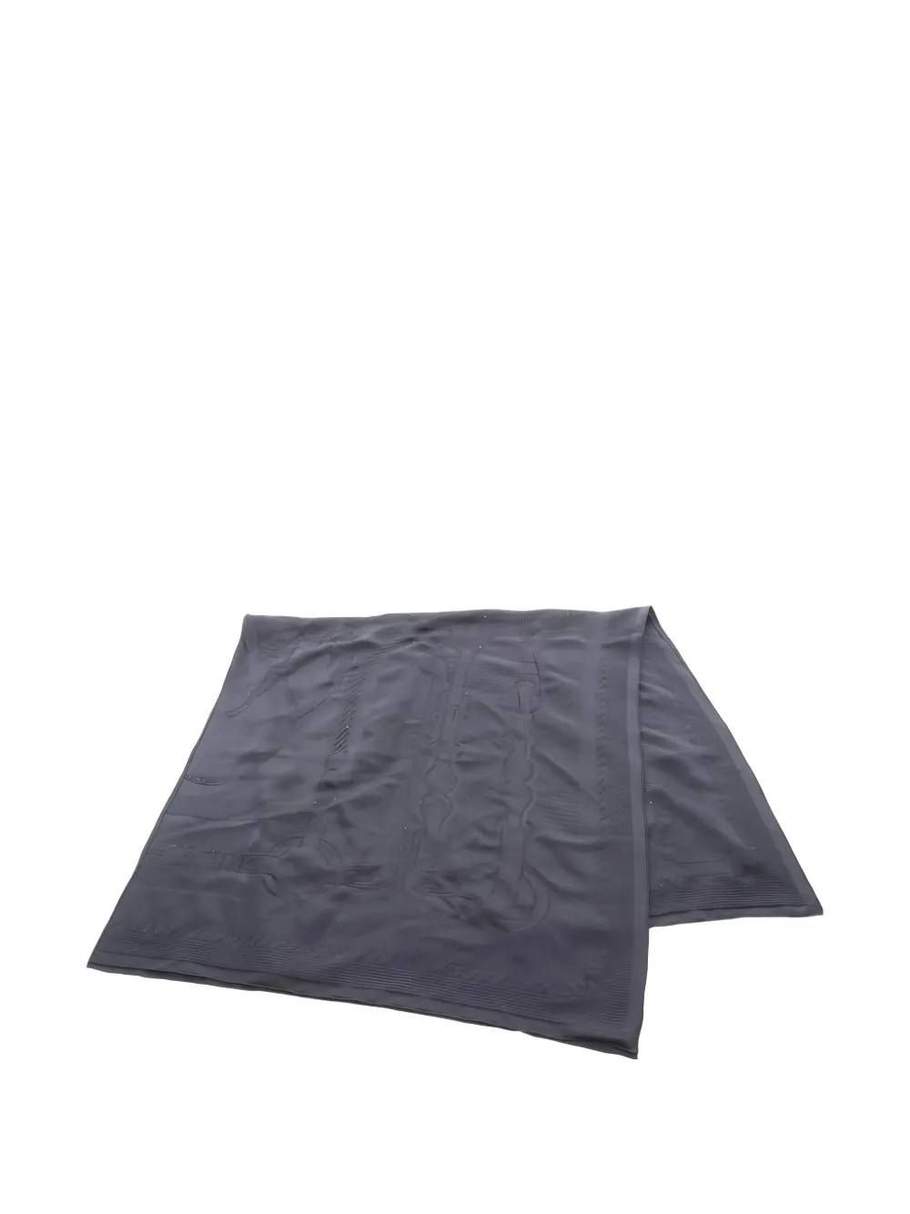 Hermès Pre-Owned 2000's Coaching stall beads scarf - Blau