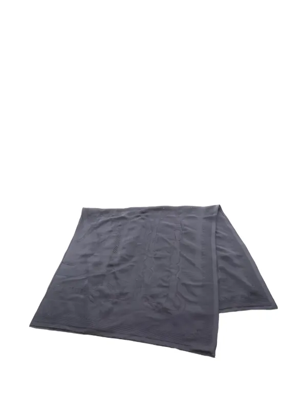 Hermès Pre-owned 2000's Coaching Stall Beads Scarf in Blue