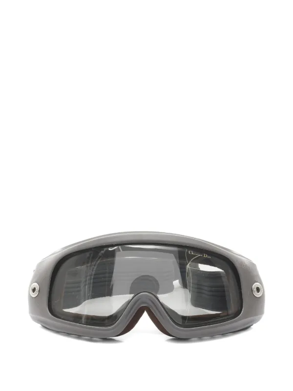 Dior Pre-owned 2000s Logo-detail Snow Goggles in Grey