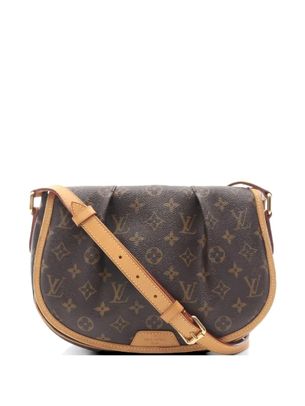 Louis Vuitton Pre-owned 2012 PM Menilmontant Monogram Crossbody Bag in Brown