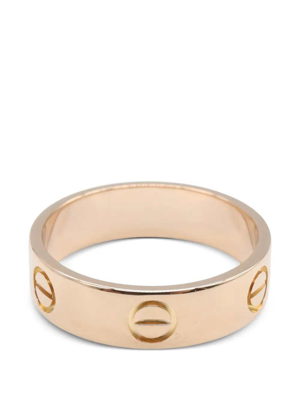 Cartier 2010s 18K gold Love screw detail ring - Rosa