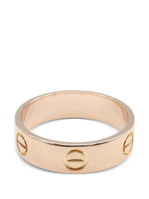 Cartier 2010s 18K gold Love screw detail ring