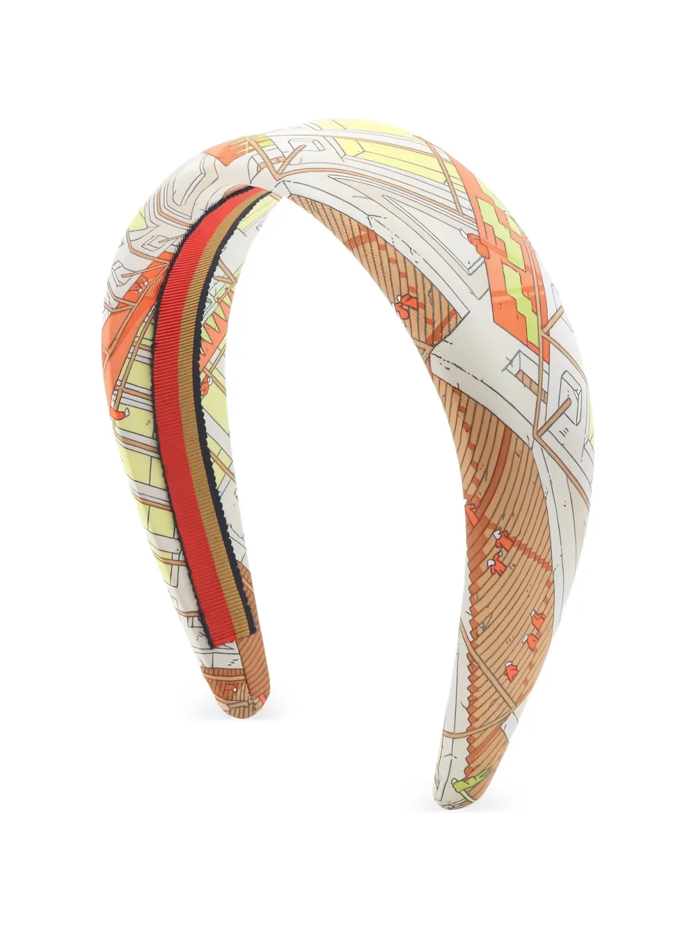 Hermès Pre-Owned Cerchietto La Legende Du Cheval con stampa anni 2010 - Toni neutri