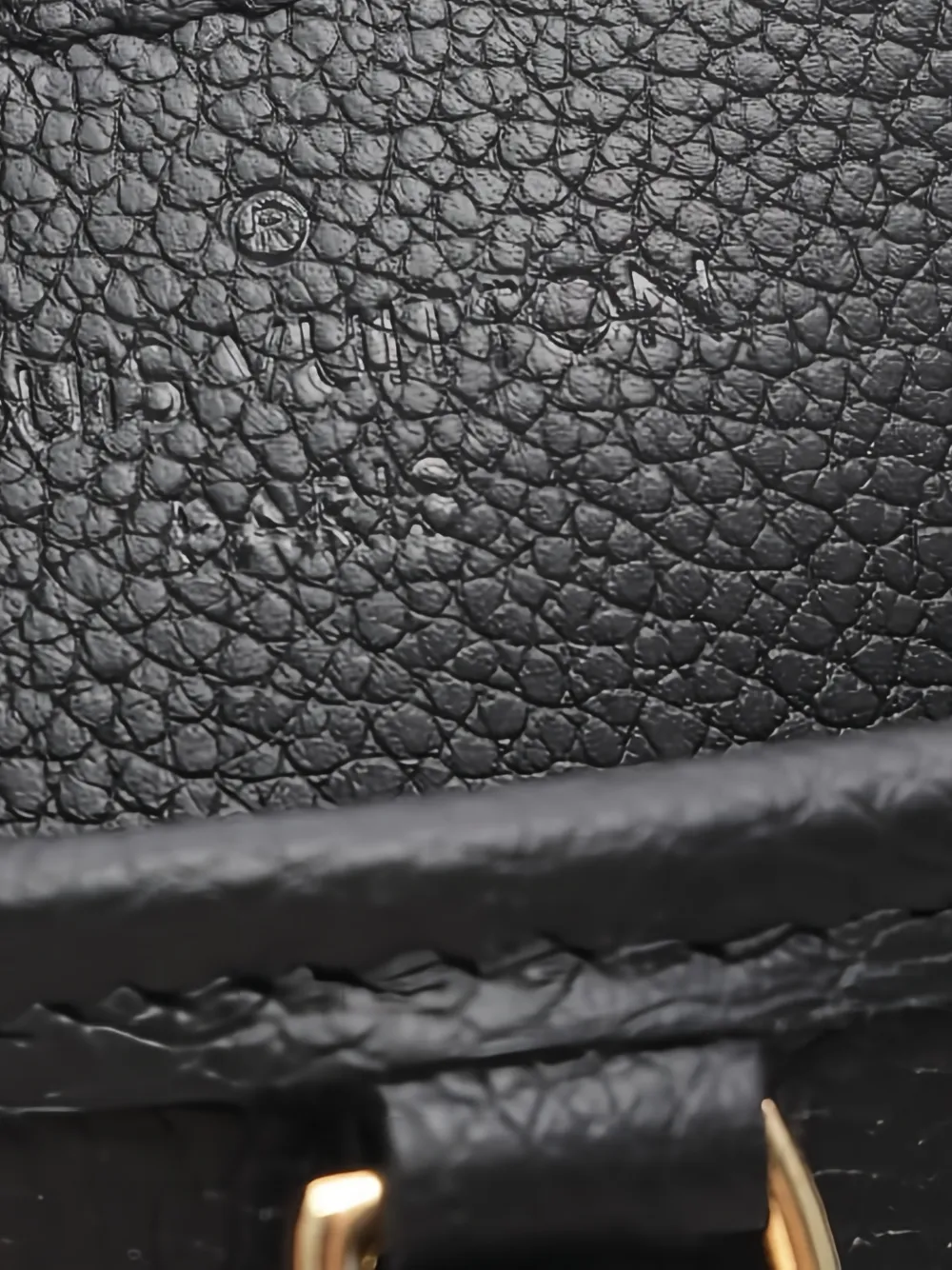 1910s Monogram-Embossed Leather Tote Bag