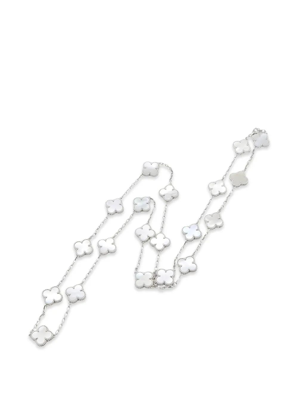 Van Cleef & Arpels Pre-Owned 2010s mother of pearl necklace – Silver
