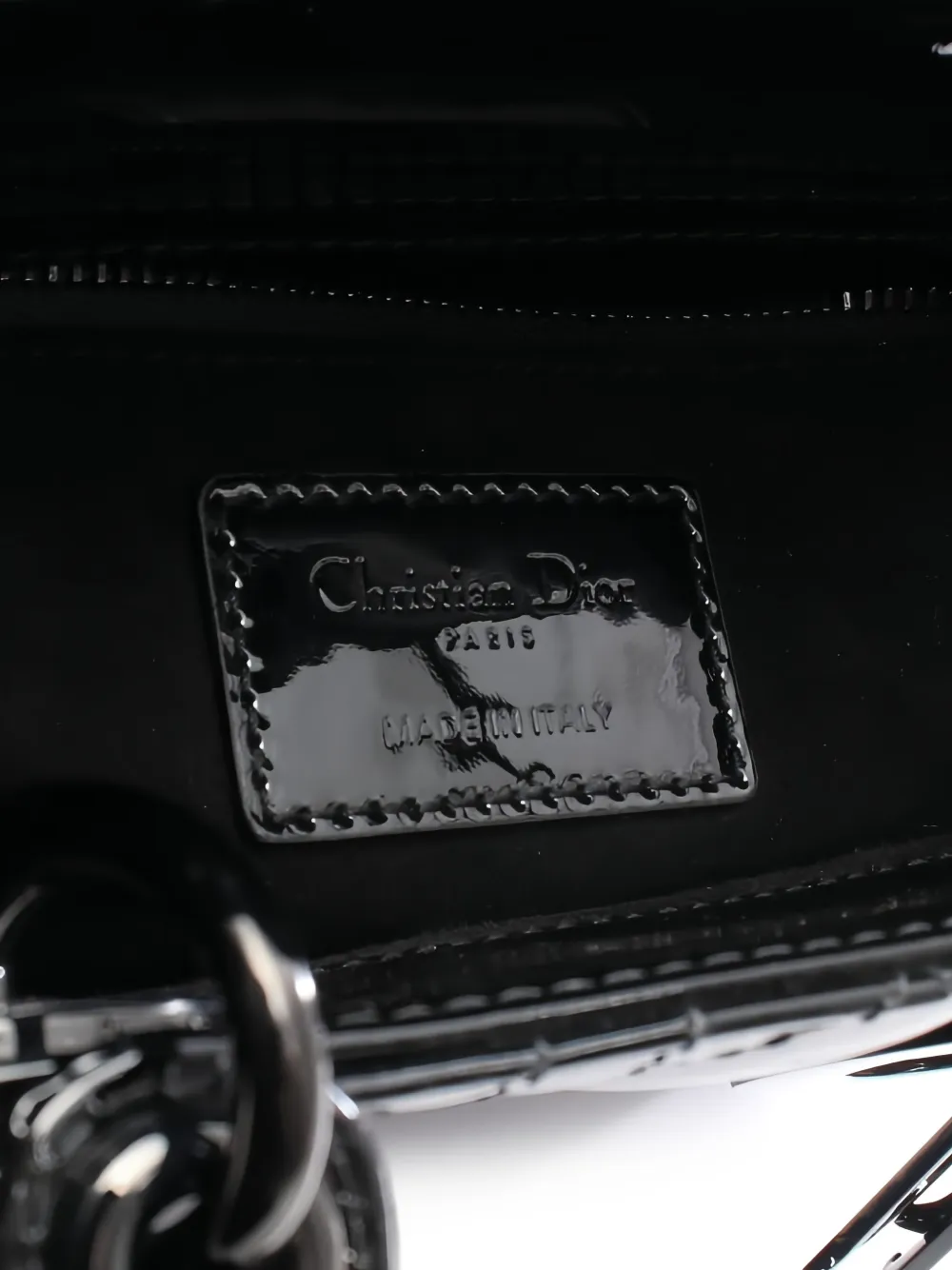 2010s Small Lady Dior Canage Leather Tote Bag