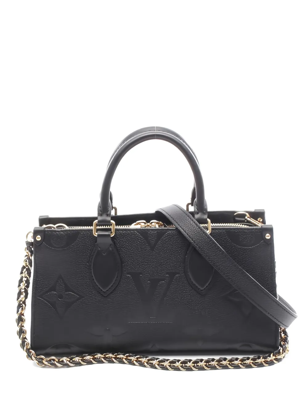 Louis Vuitton Pre-Owned 2010s On the Go EW monogram empreinte noir tote bag - Nero