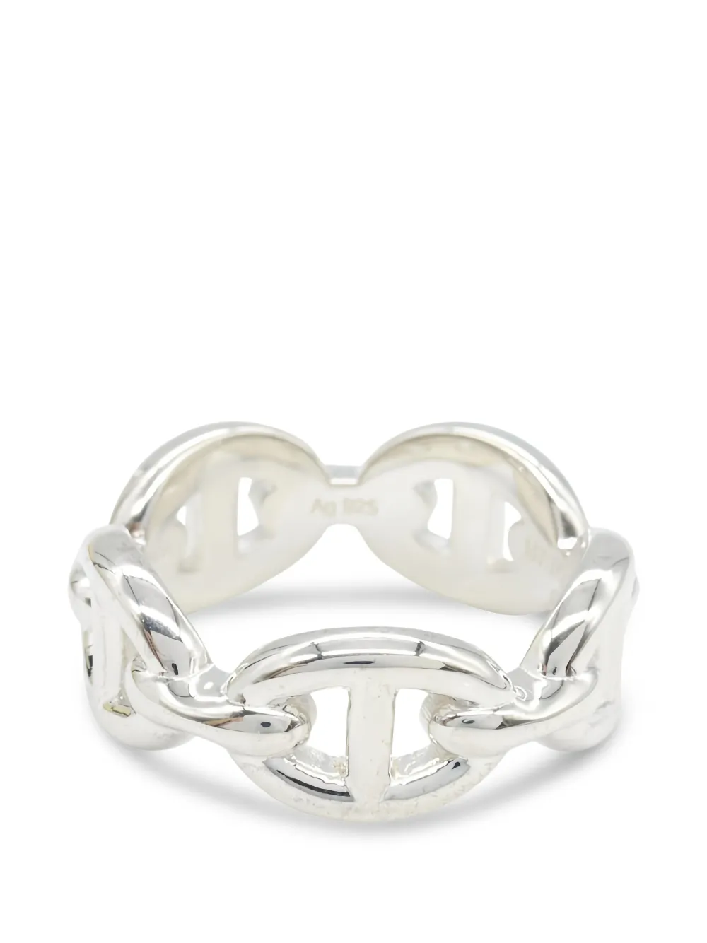 2010s Chaine D'ancre Enchainee Ring