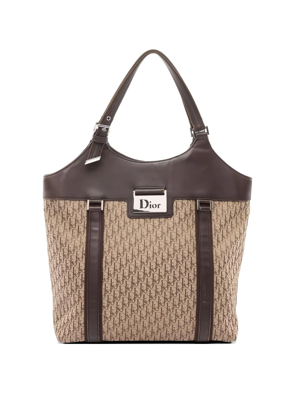 Christian Dior Pre-Owned Borsa tote Street Chic Trotter anni 2000 - Toni neutri