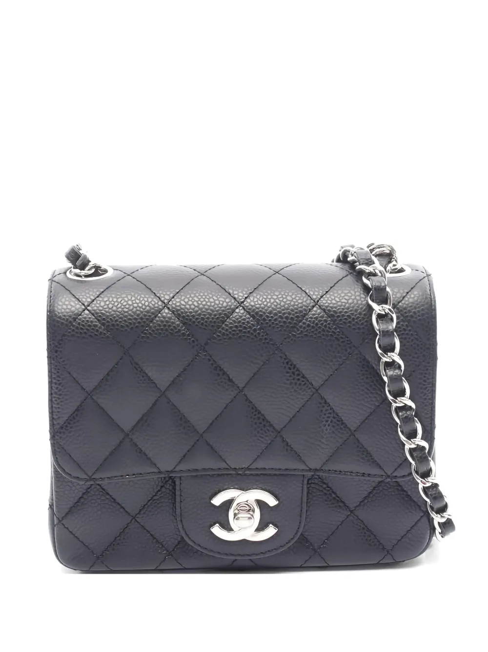 CHANEL Pre-Owned 2008-2009 mini matelasse quilted chain shoulder bag - Nero