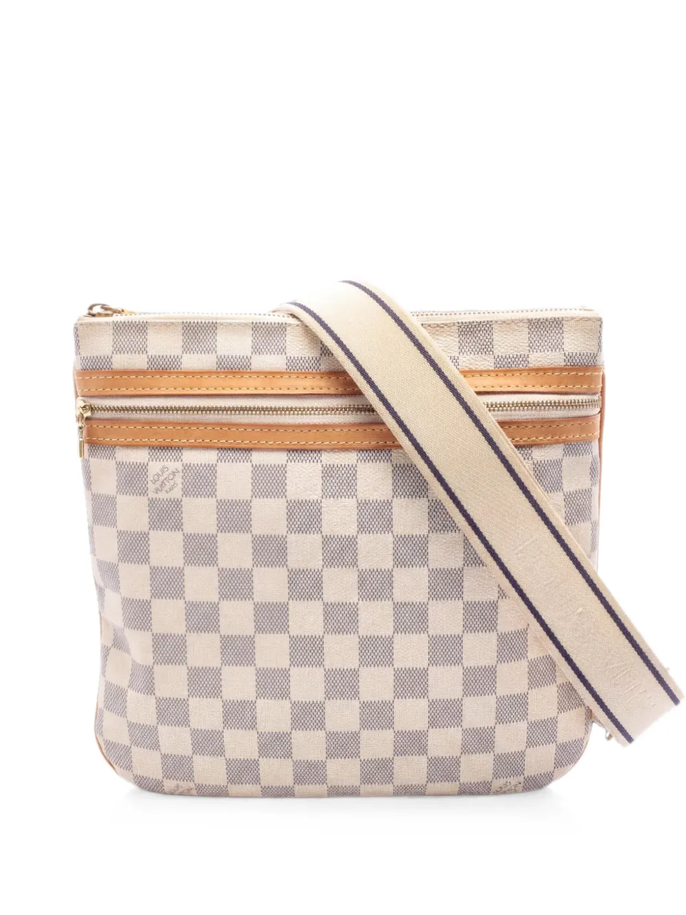 Louis Vuitton Pre-Owned Borsa a spalla Bosphore in tela Damier Azur 2008 - Toni neutri