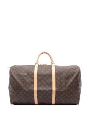 Louis Vuitton Pre-Owned 1998 55 キーポル モノグラム ボストン