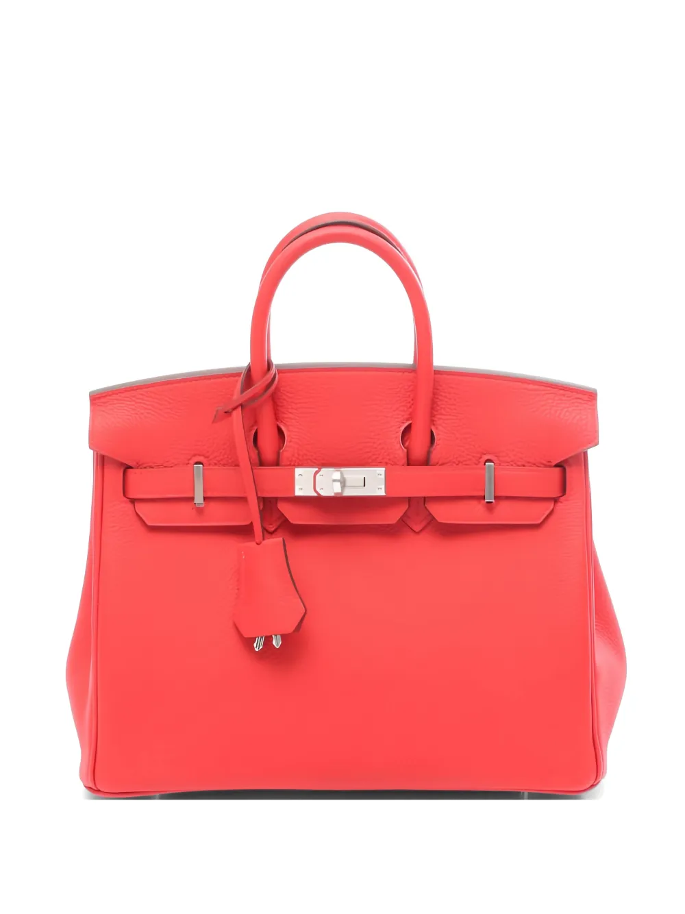 Hermès Pre-Owned 2025 25 Birkin rouge tomato red togo tote bag - Rosso