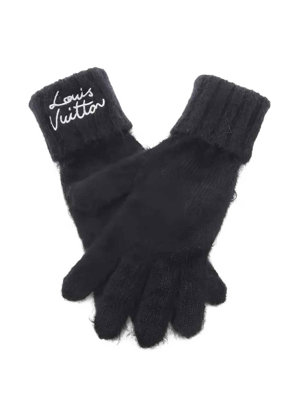 Louis Vuitton Pre-Owned 2025 Script Handschuhe - Schwarz