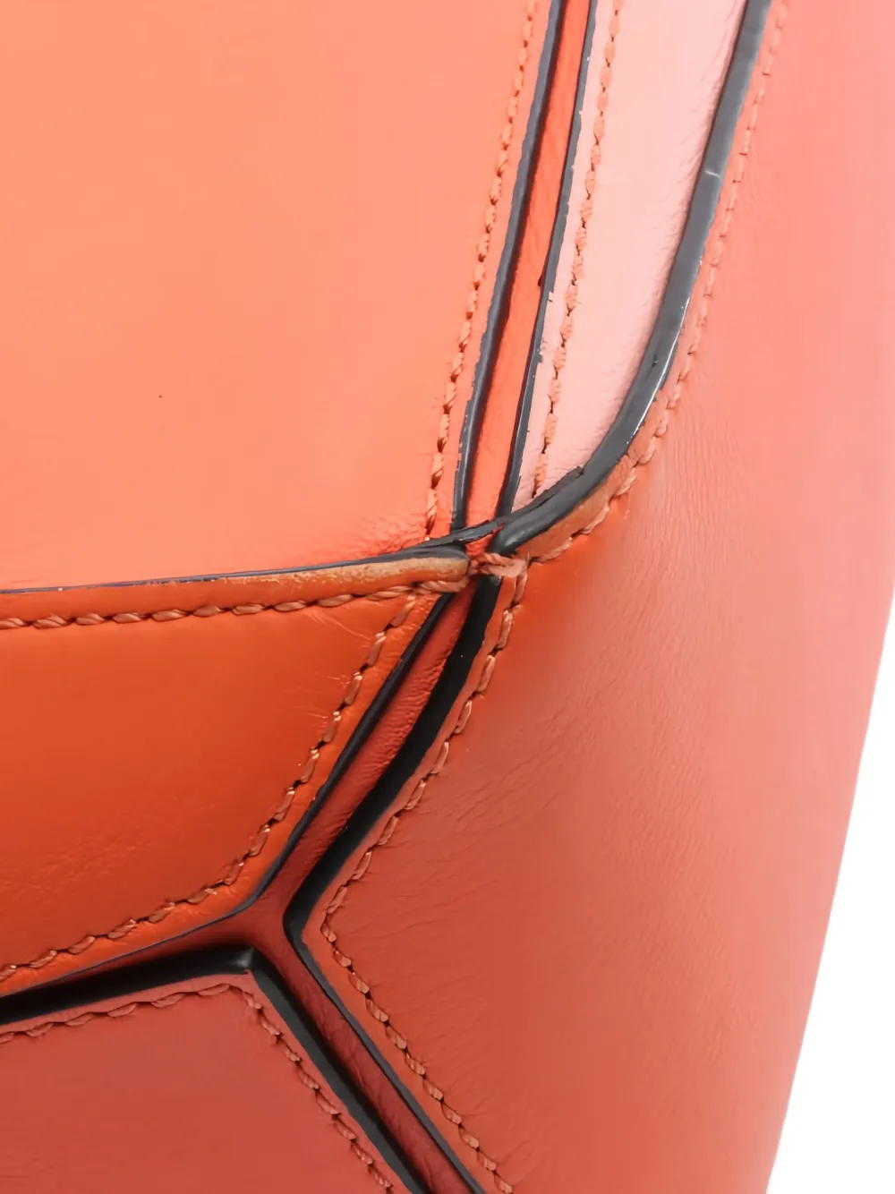 Small Puzzle Leather Cross Body Bag
