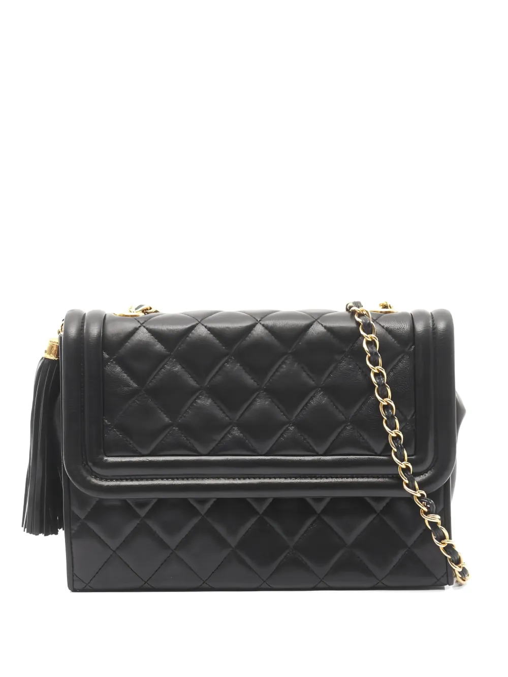 CHANEL Pre-Owned 1989-1991 matelasse chain shoulder bag - Nero