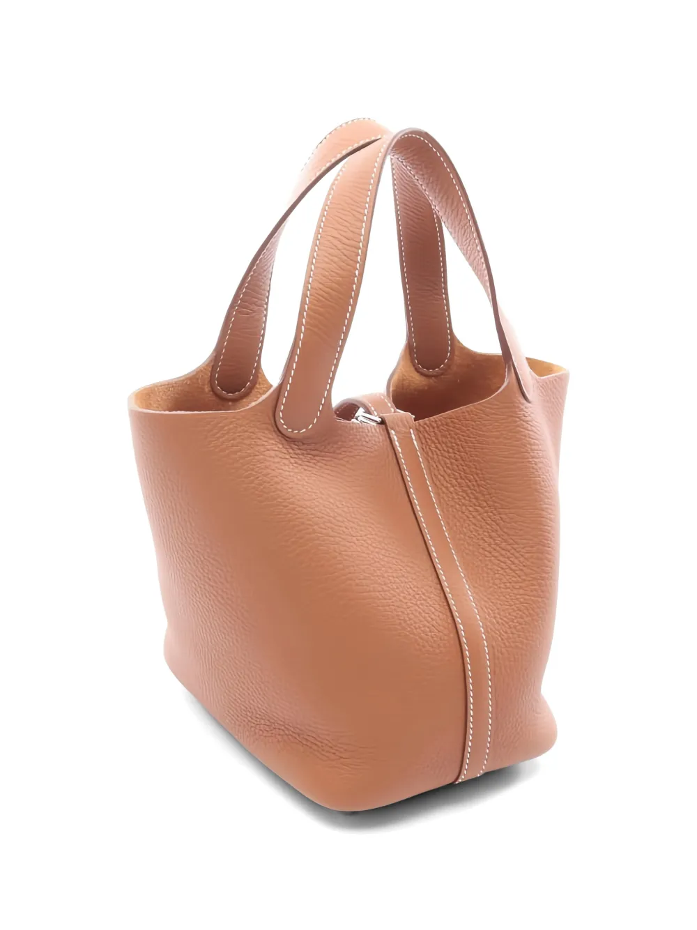 2025 Picotin Leather Lock Tote Bag
