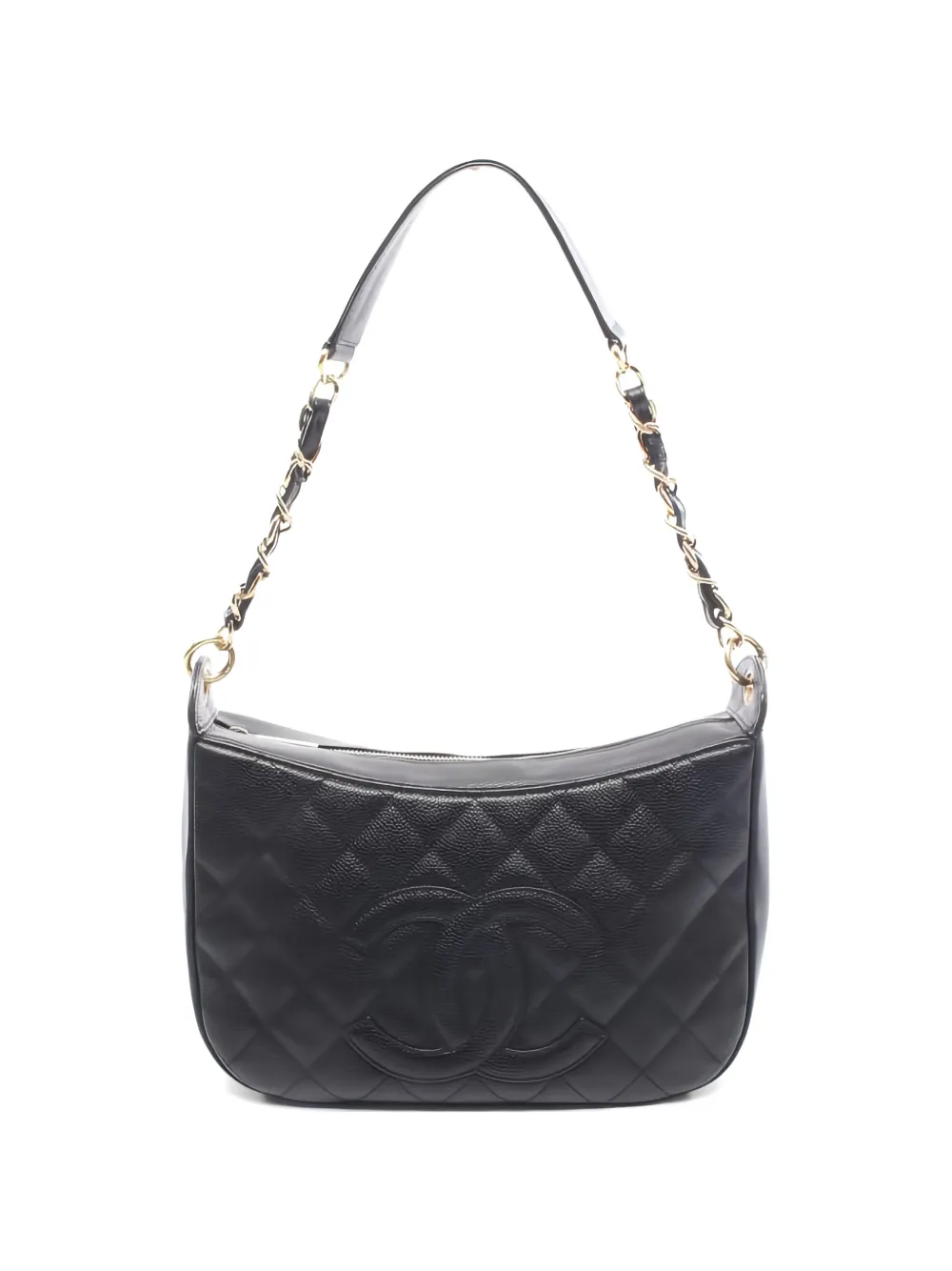 CHANEL Pre-Owned 2003-2004 diamond-quilting shoulder bag - Nero