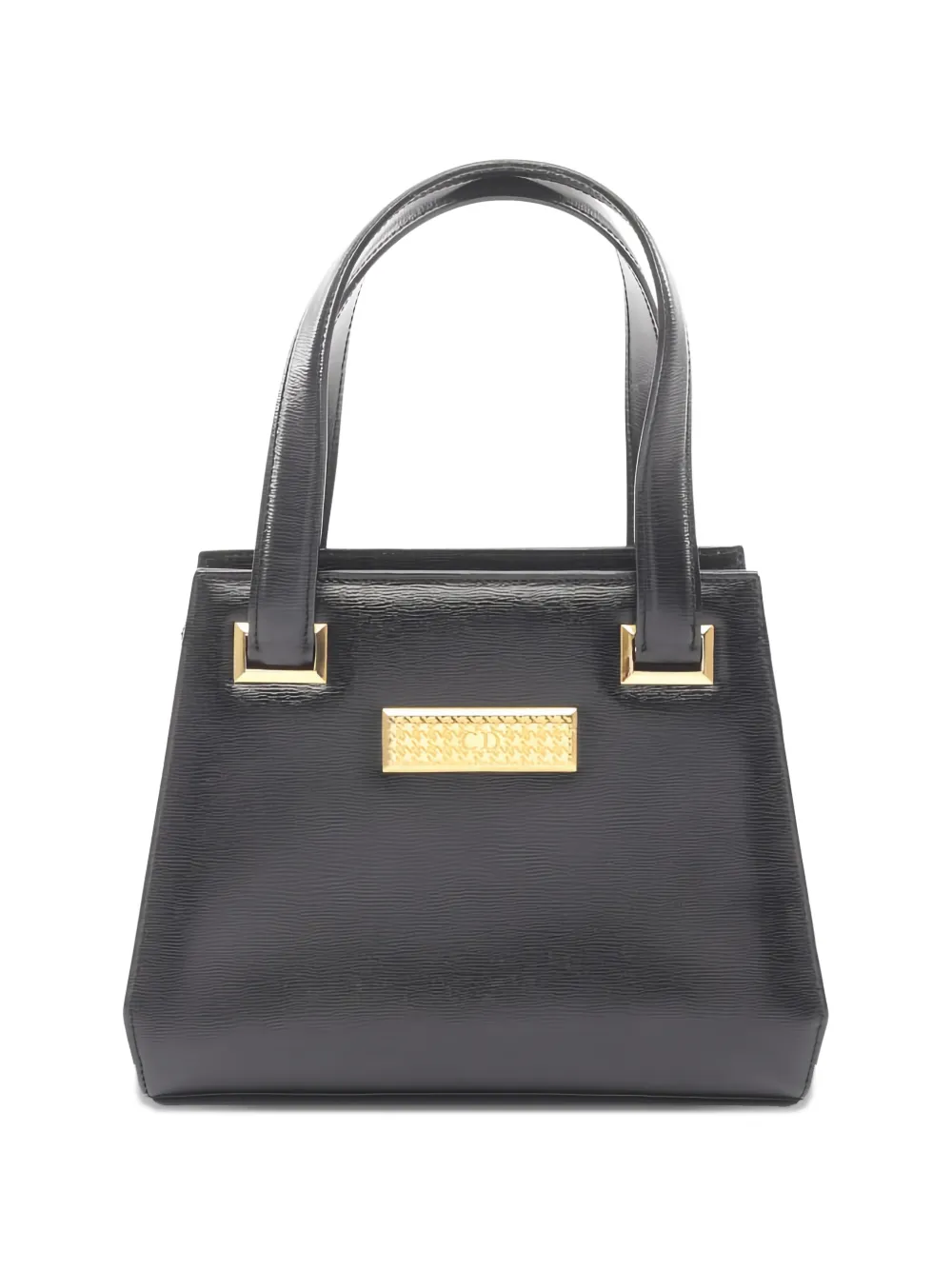 Christian Dior Pre-Owned 2000s Tote Bag mit CD-Logo - Schwarz