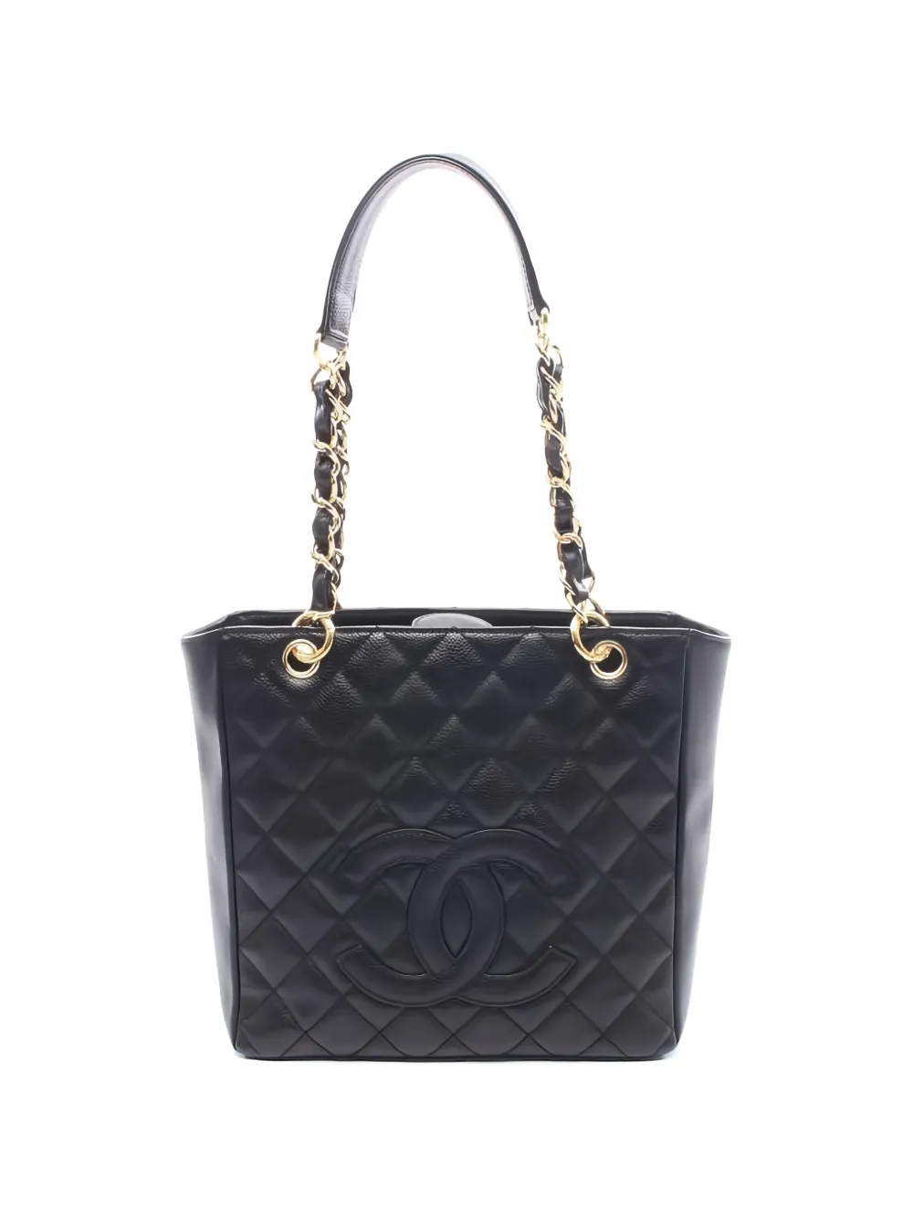 CHANEL Pre-Owned 2008-2009 Matelassé PST quilted chain-strap shoulder bag - Nero