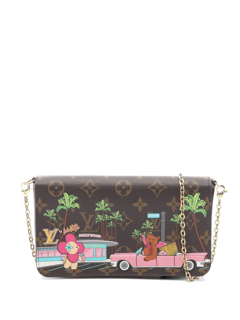 Louis Vuitton Pre-Owned 2021 Félicie monogram shoulder bag - Marrone