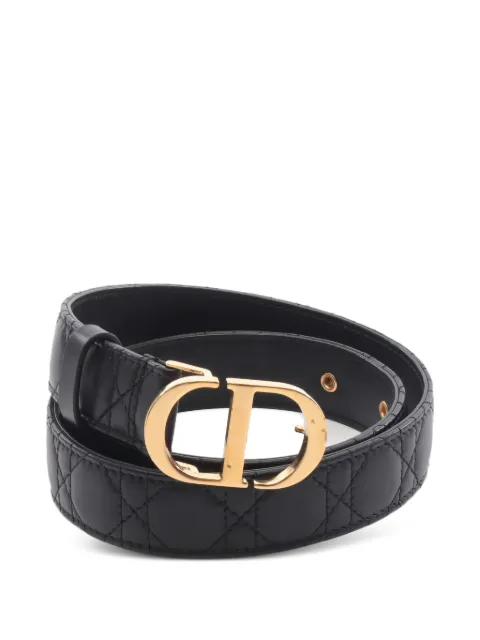 Christian Dior Pre-Owned 2000s 30 Montaigne leren riem