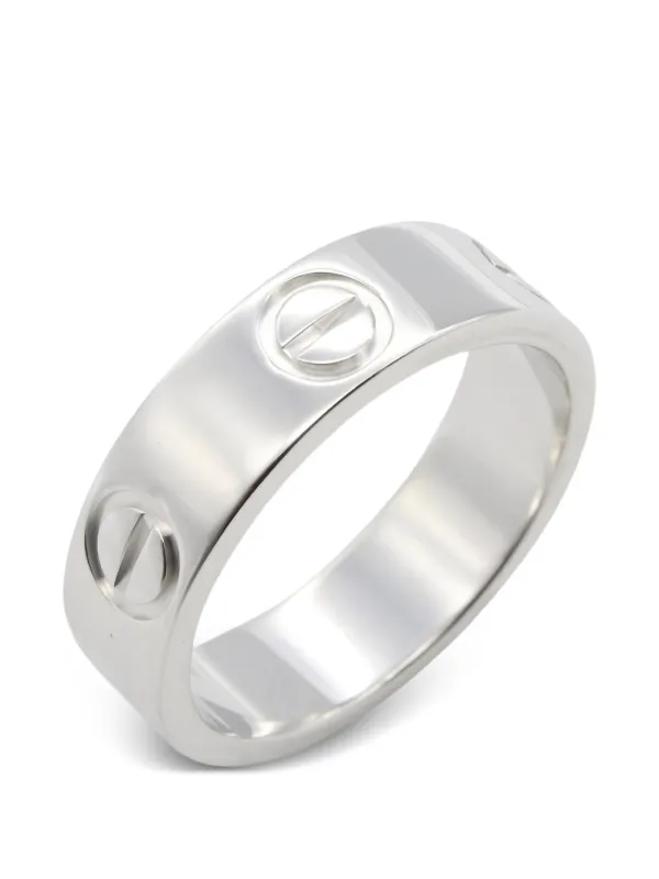 Cartier Love リング シルバーカラー Cartier Love Ring | Silver | FARFETCH