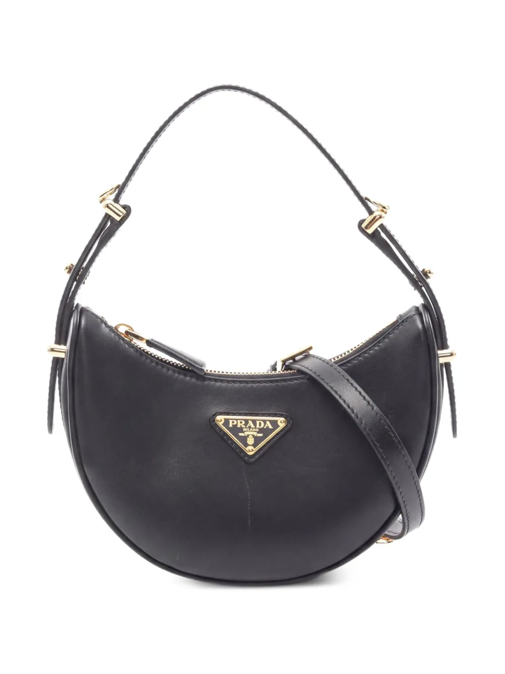 Prada Pre-Owned 2010s Arke leather handbag - Black