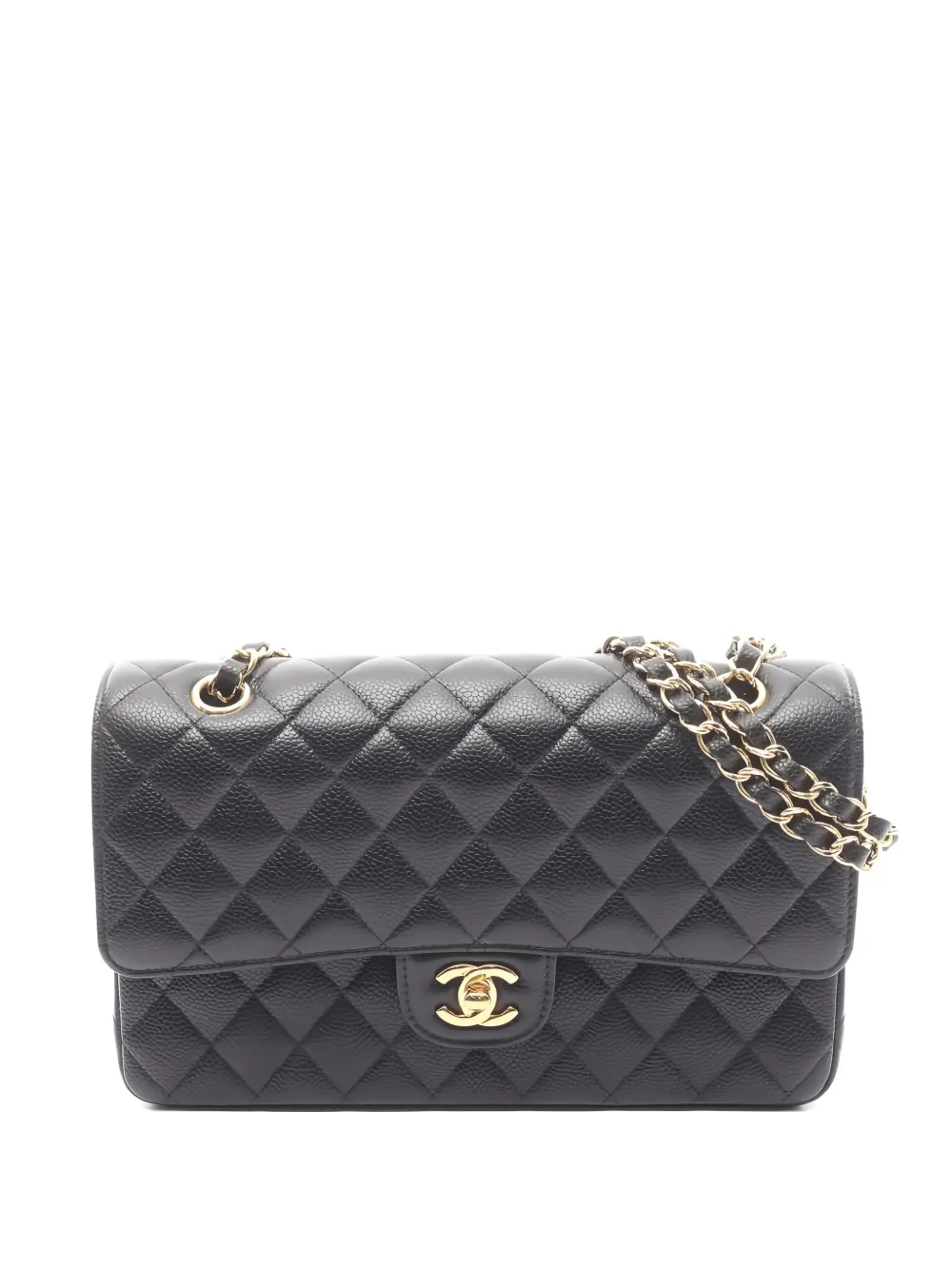 CHANEL Pre-Owned 2020-2021 Matelassé Double Flap shoulder bag - Nero