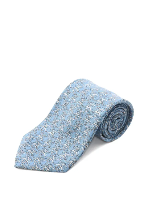 Hermès Pre-Owned cravate à motif géométrique (années 2010)