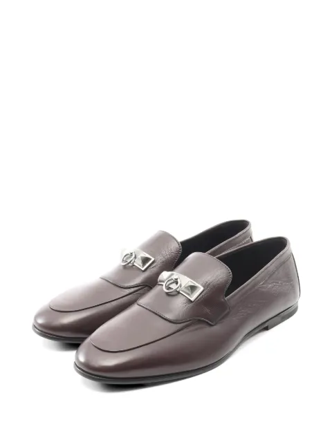 Hermès Pre-Owned 2010s Corridian leather loafers