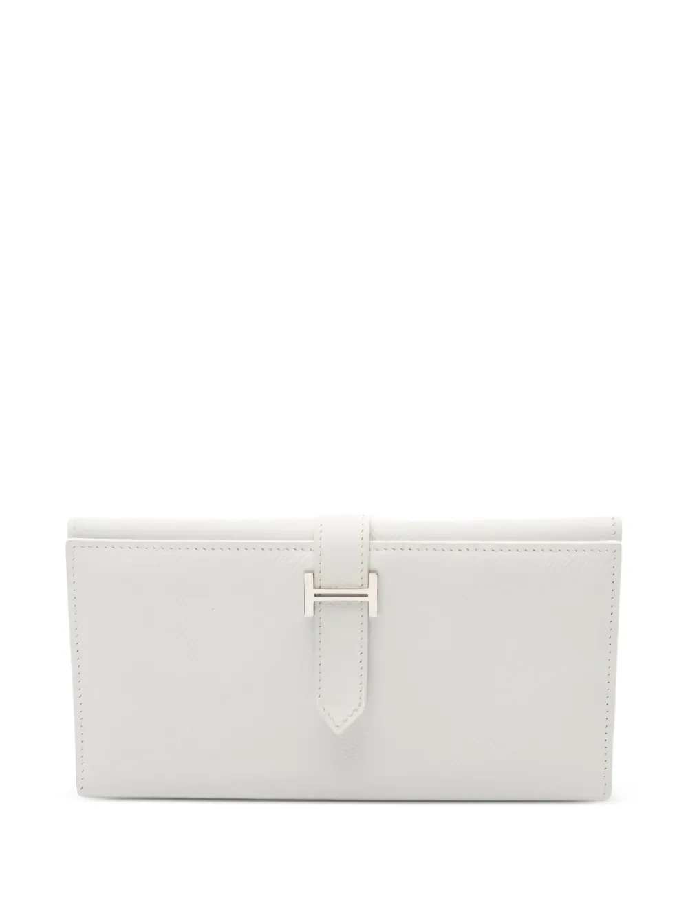 Hermès Pre-Owned 2007 Beardupree trifold long wallet - Bianco