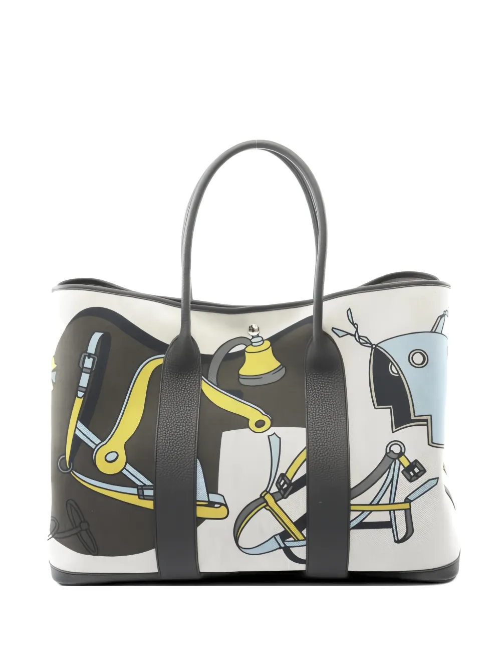 Hermès Pre-Owned 2024 Garden Party Voyage 49 printed tote bag – Neutrals