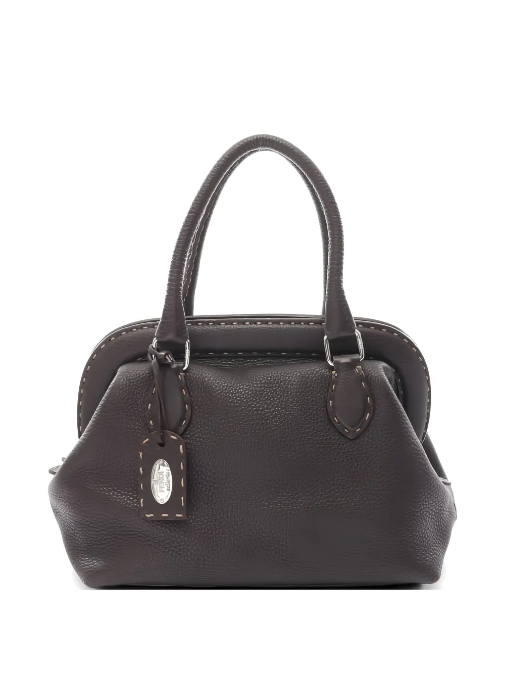 Fendi Pre-Owned Borsa tote Selleria anni 2000 - Marrone