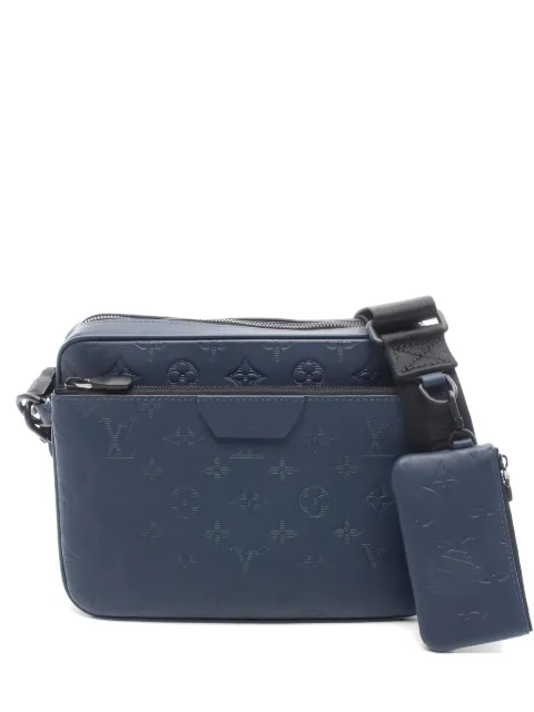 Louis Vuitton Pre-Owned Borsa messenger Trio con monogramma 2021