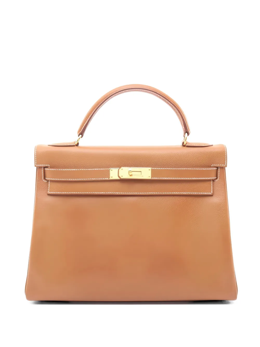 Hermès Pre-Owned 1995 32 Kelly top-handle leather tote bag - Neutrals