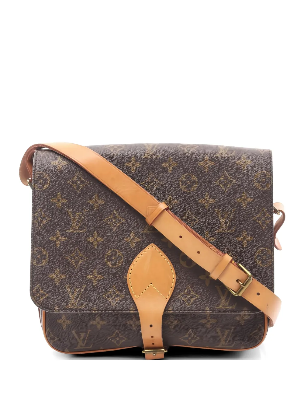Louis Vuitton Pre-Owned 1984 GM Cartesier Monogram shoulder bag - Braun