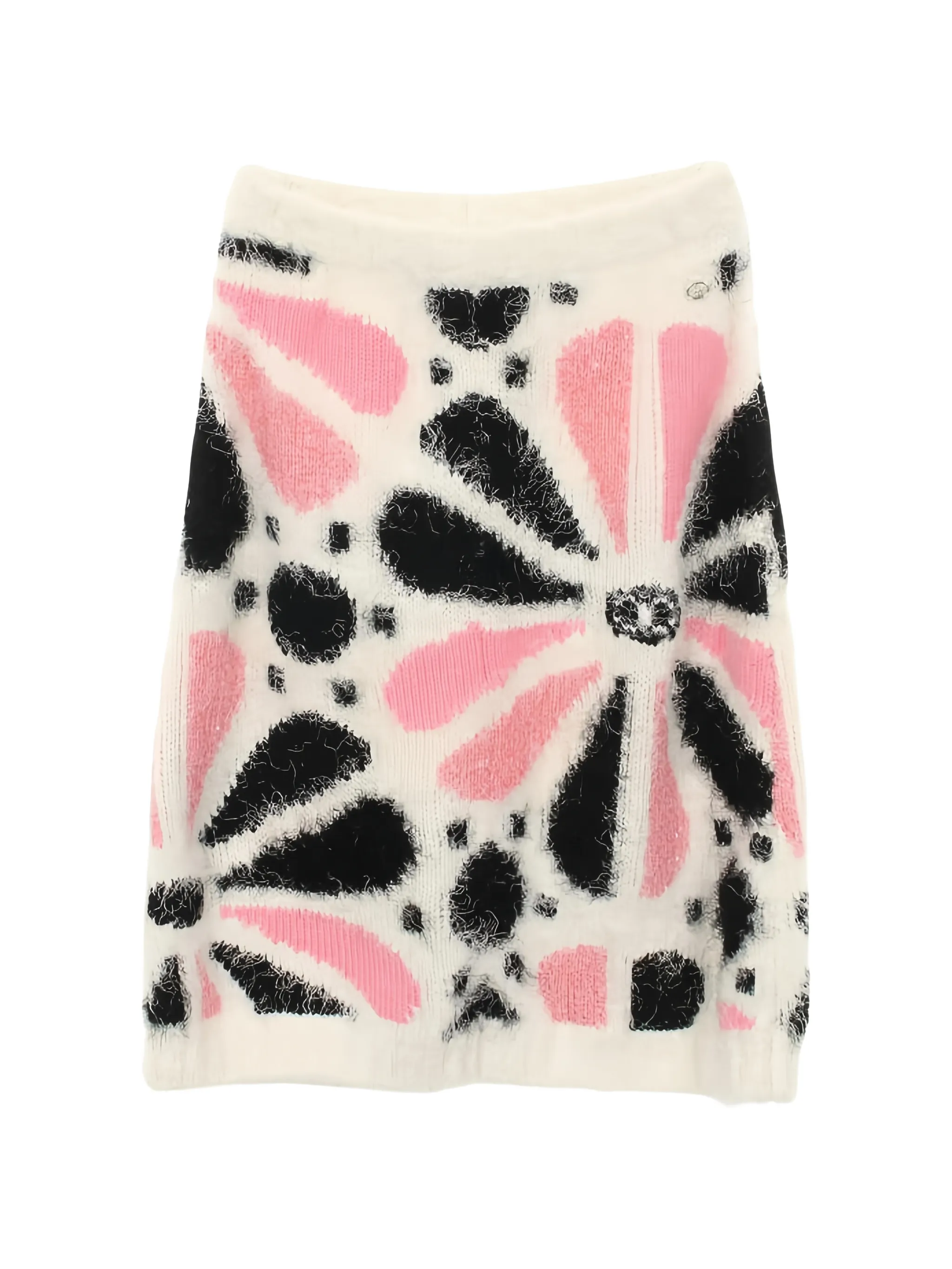 CHANEL Pre-Owned 1986 Coco mark floral skirt