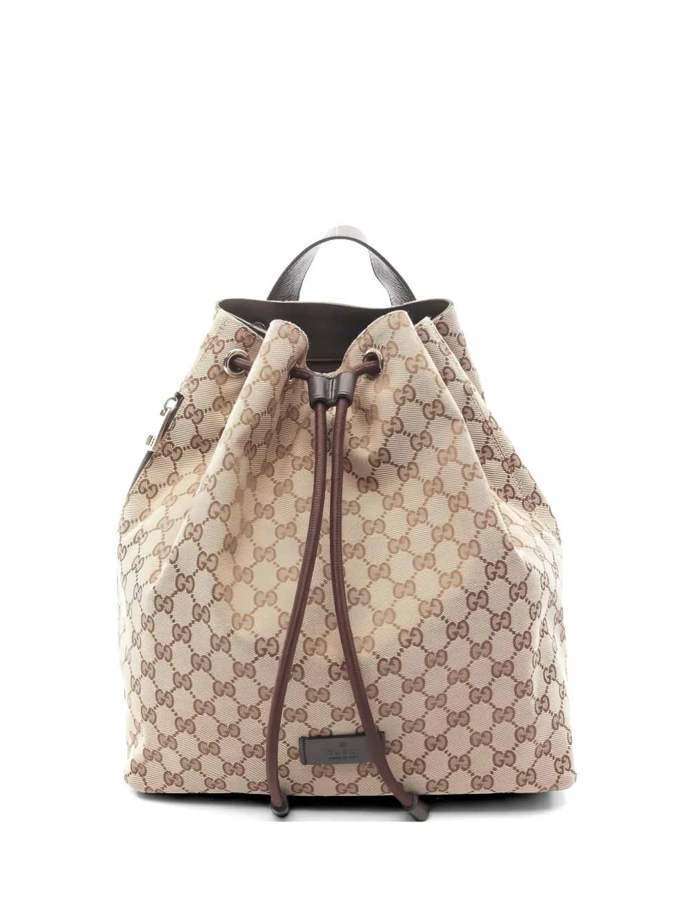 Gucci Pre-Owned 2010s canvas leather backpack - Toni neutri