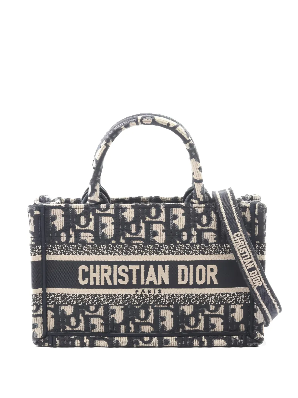 Christian Dior Pre-Owned book tote mini handbag - Blu