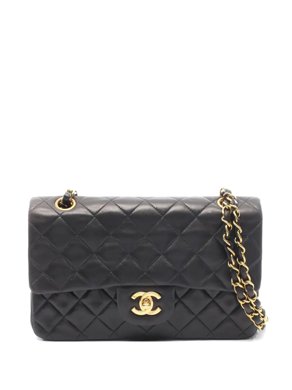 CHANEL Pre-Owned 1990s matelasse chain-strap shoulder bag - Nero