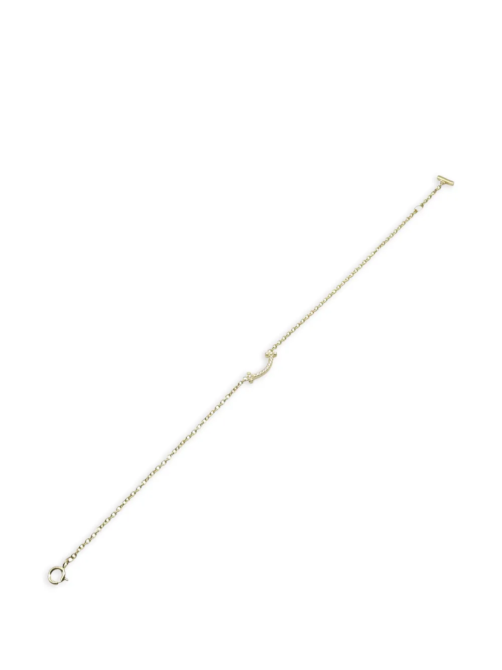 Diamond T-Smile Bracelet