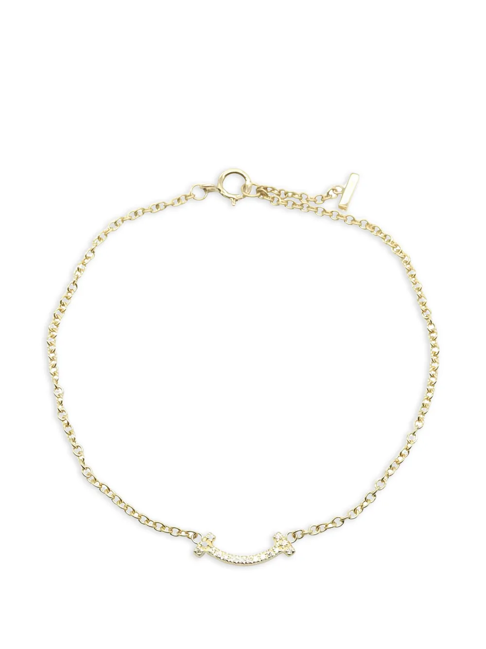 Diamond T-Smile Bracelet