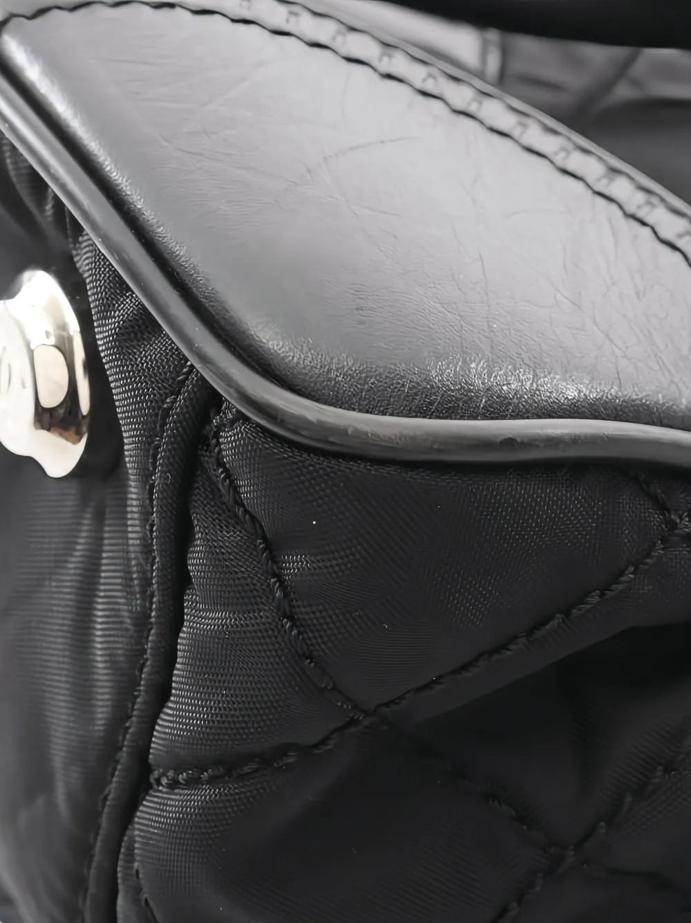 2008-2009 Quilted Leather Tote Bag
