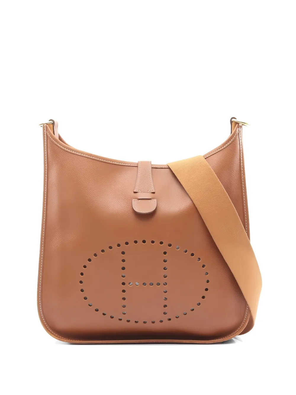 Hermès Pre-Owned 1998 GM Evelyn 1 leather cross body bag - Neutrals