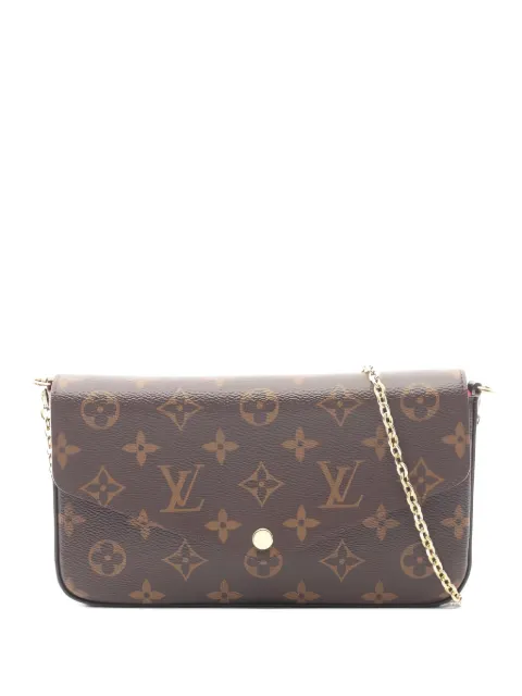 Louis Vuitton Pre-Owned 2021 Felicie chain-strap monogram clutch bag