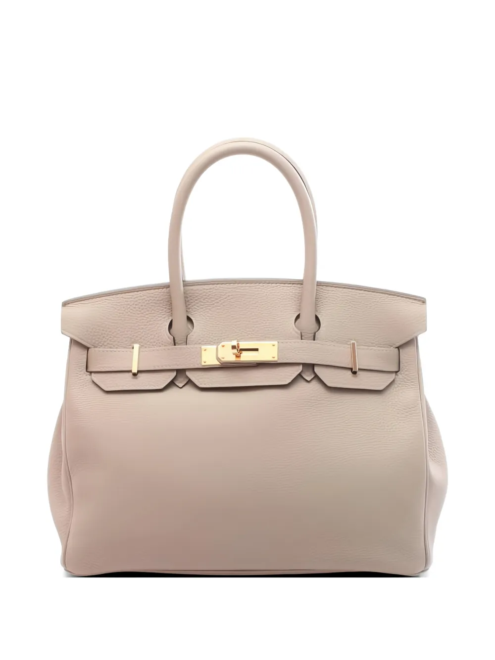 Hermès Pre-Owned 2018 grained leather tote bag - Toni neutri