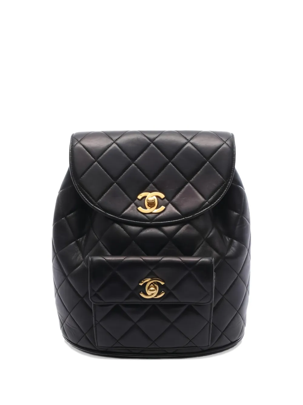 CHANEL Pre-Owned 1994-1996 Matelassé leather backpack - Nero