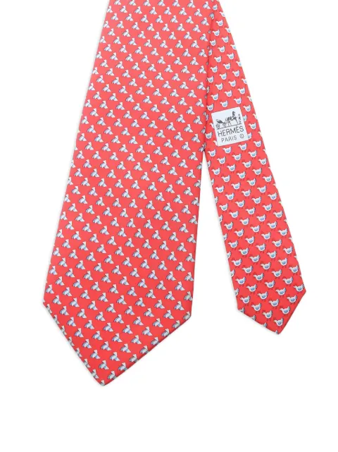 Hermès Pre-Owned 2010 pattern silk tie
