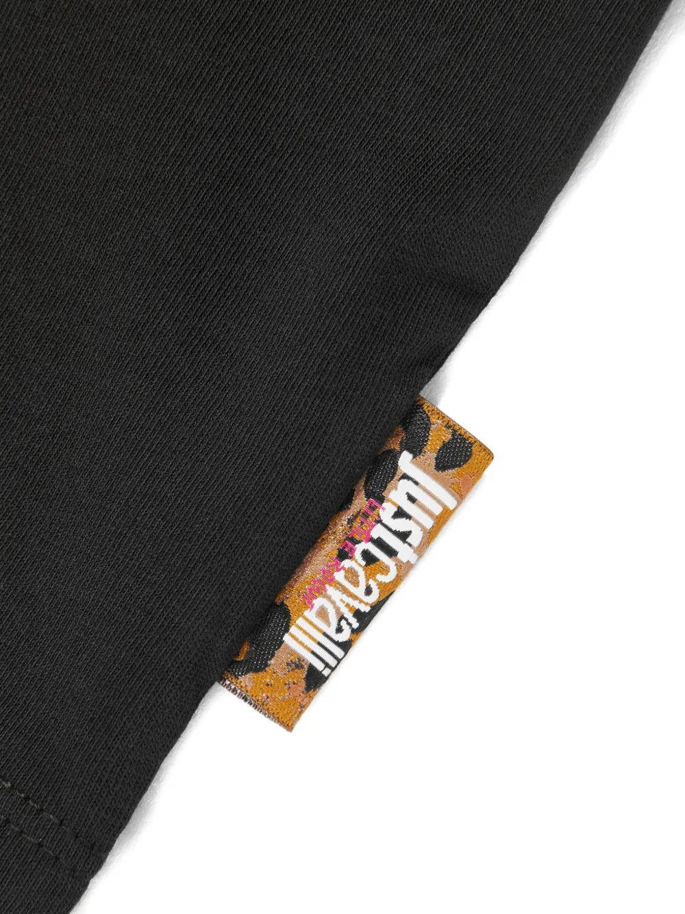 Just Cavalli Kids T-shirt met logoprint Zwart